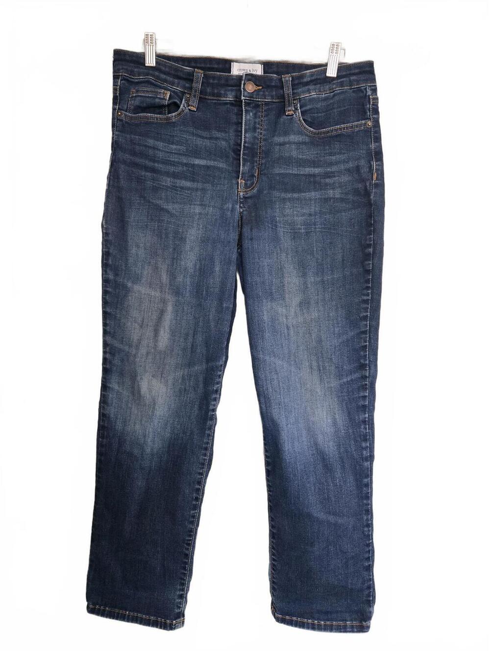 Crown & Ivy Women's Dark Wash Denim Jeans